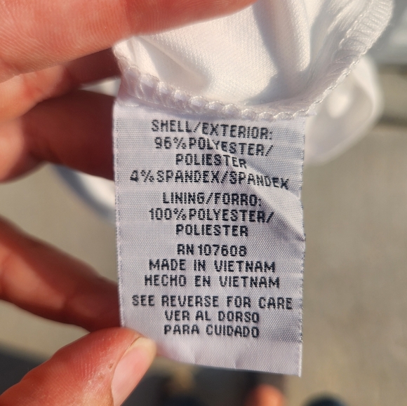 R&K White and Floral over Lace Midi  ¾ sleeves dress size 4 - Picture 7 of 8